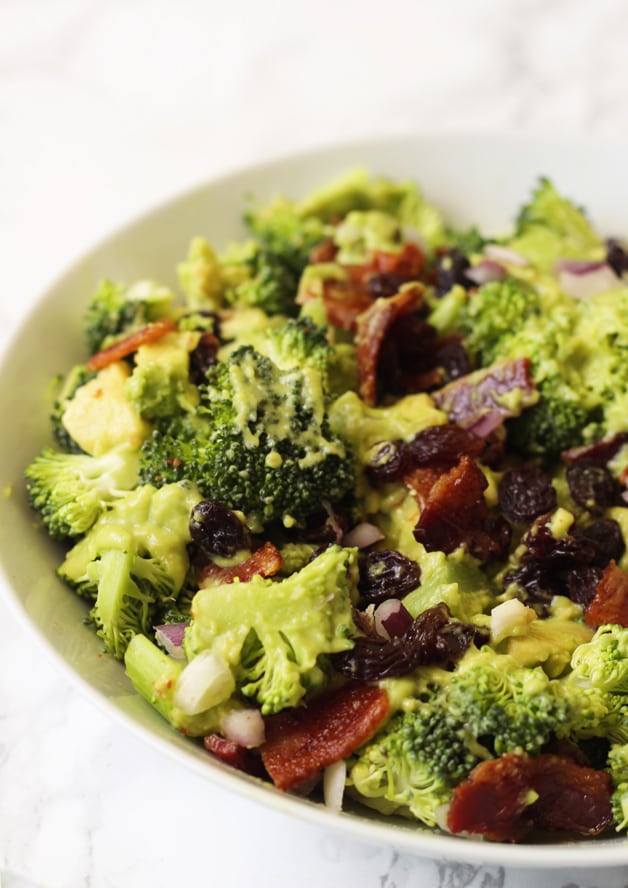 Avocado Bacon Broccoli Salad (Paleo, AIP, Whole 30)