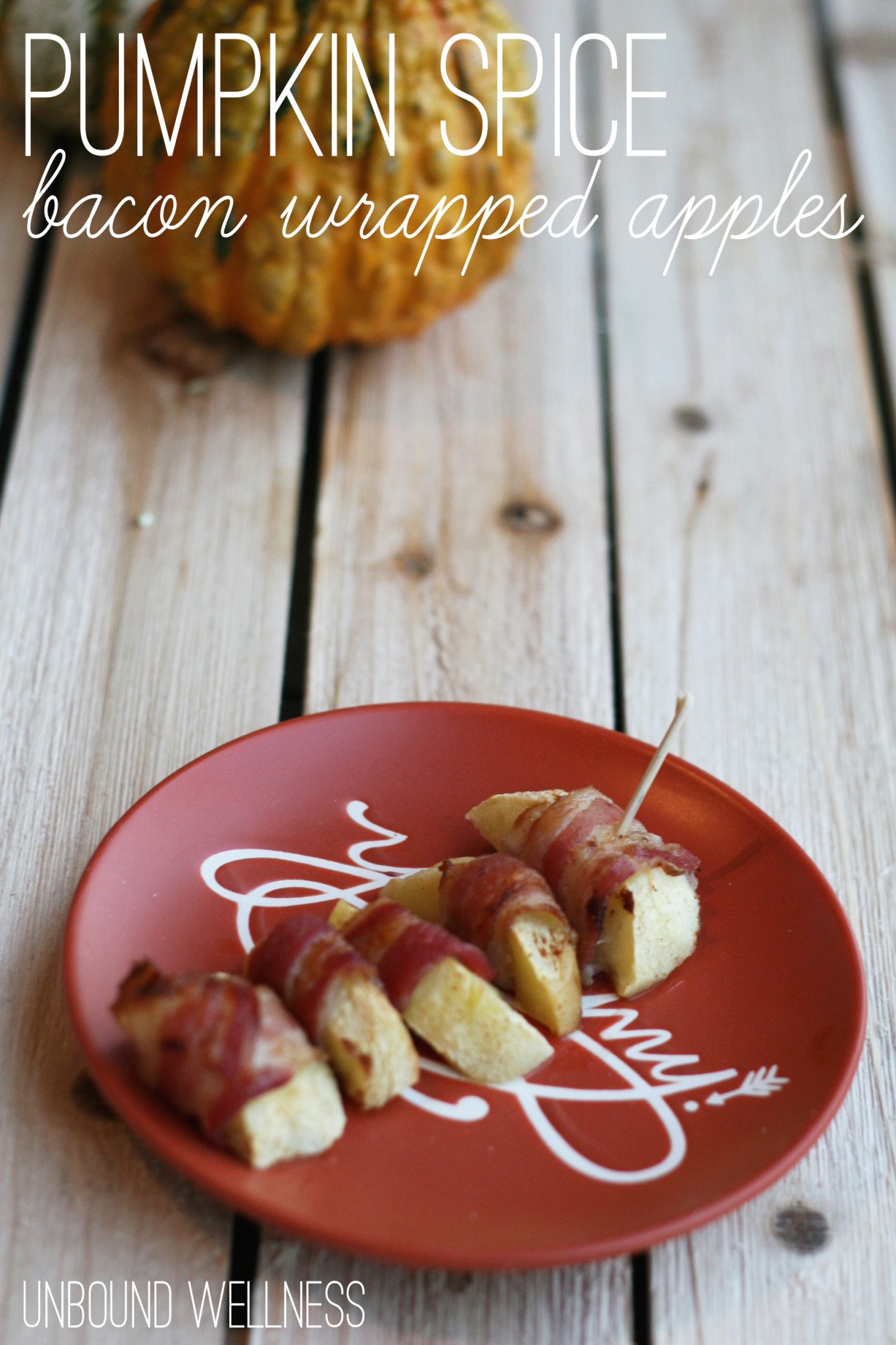  Pumpkin Spice Bacon Wrapped Apples
