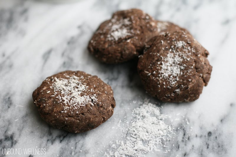 Paleo AIP "Chocolate" Snowflake Christmas Cookies