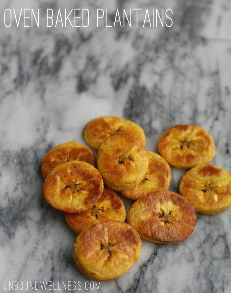 Oven Baked Plantains 