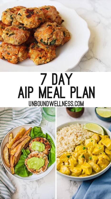 Easy 7 Day AIP Diet Plan {Kickstart for Beginners!} - Unbound Wellness