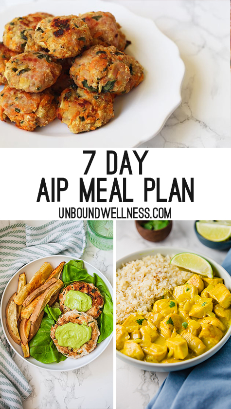 Easy 7 Day AIP Diet Plan Kickstart For Beginners Unbound Wellness