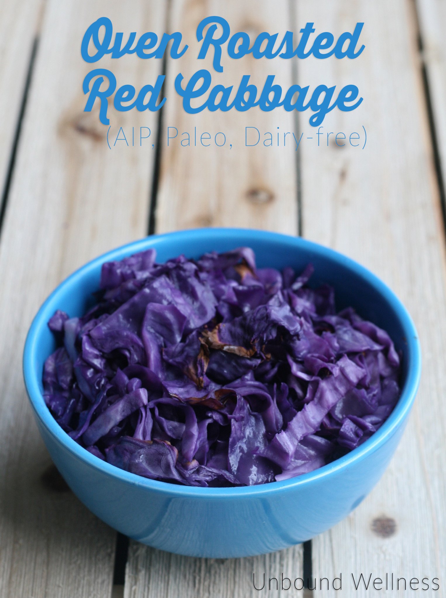 Oven Roasted Red Cabbage 