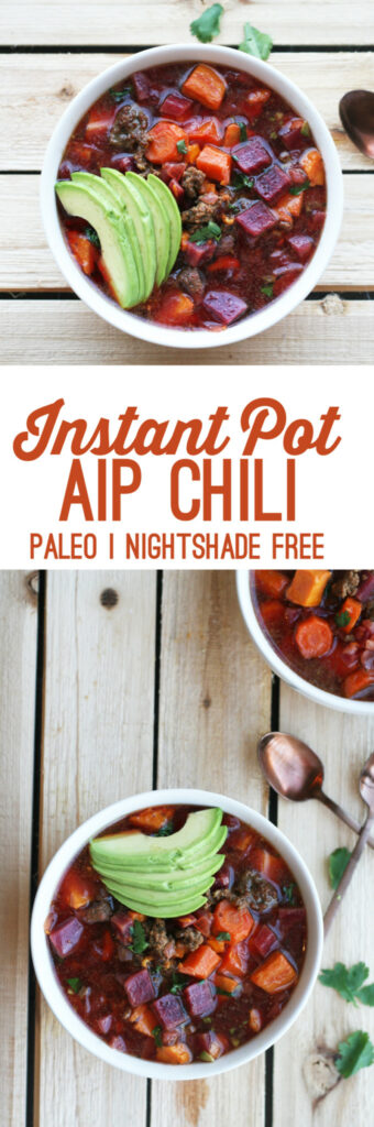 AIP Instant Pot Chili & The Paleo AIP Instant Pot Cookbook Launch ...