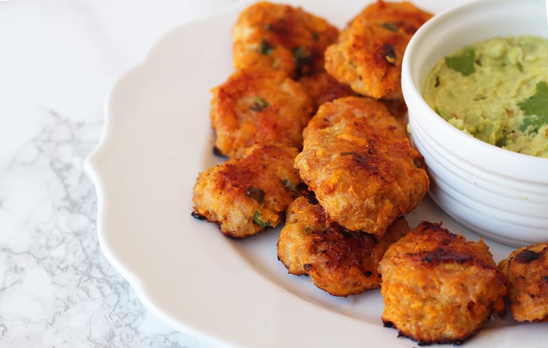 Sweet Potato Chicken Poppers (Paleo, AIP)