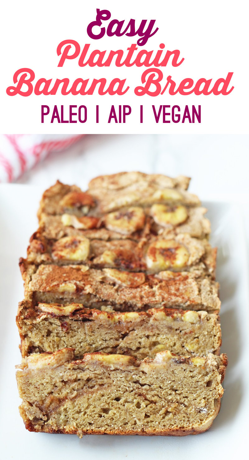 Easy Banana Bread (Paleo, AIP, Vegan)