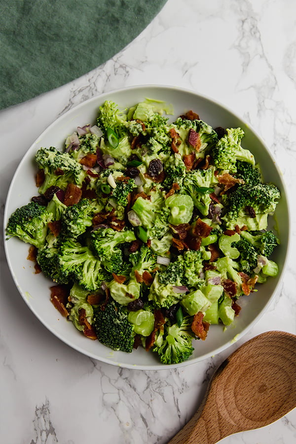 Avocado Bacon Broccoli Salad (Paleo, AIP, Whole30) - Unbound Wellness