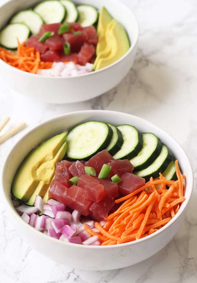 Whole30 Poke Bowls