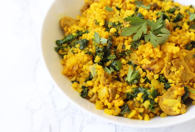 Turmeric Cauliflower Risotto