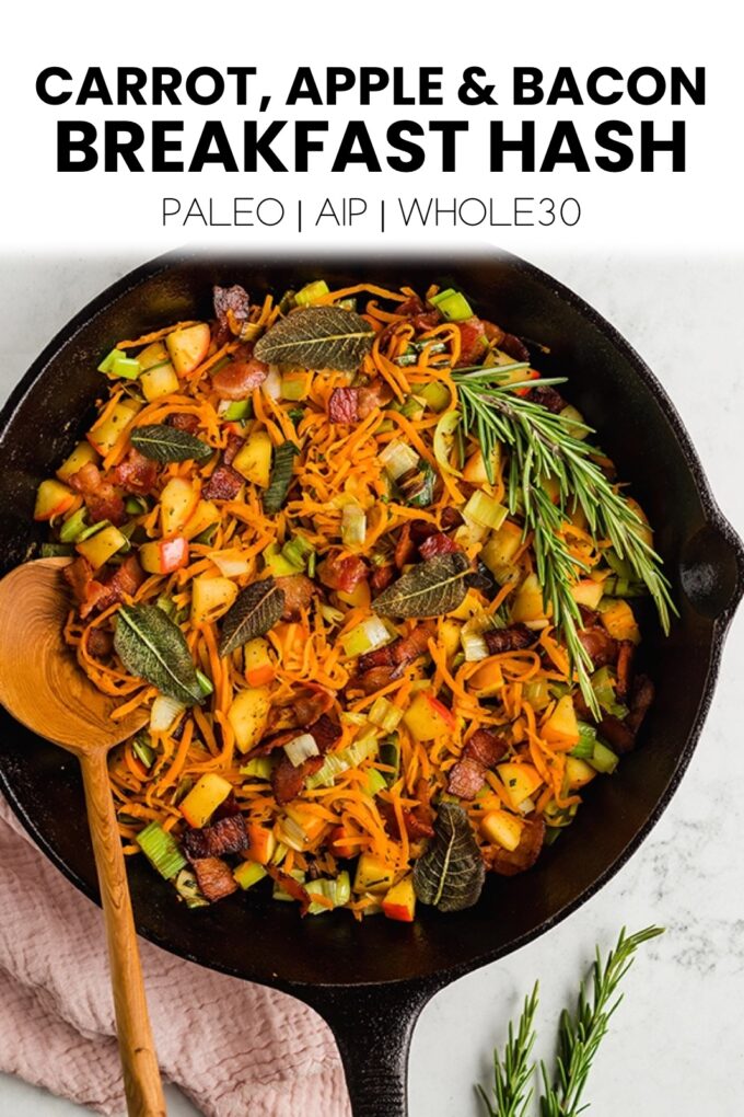 Carrot Apple & Bacon Breakfast Hash (Whole30, Paleo, AIP) - Unbound ...