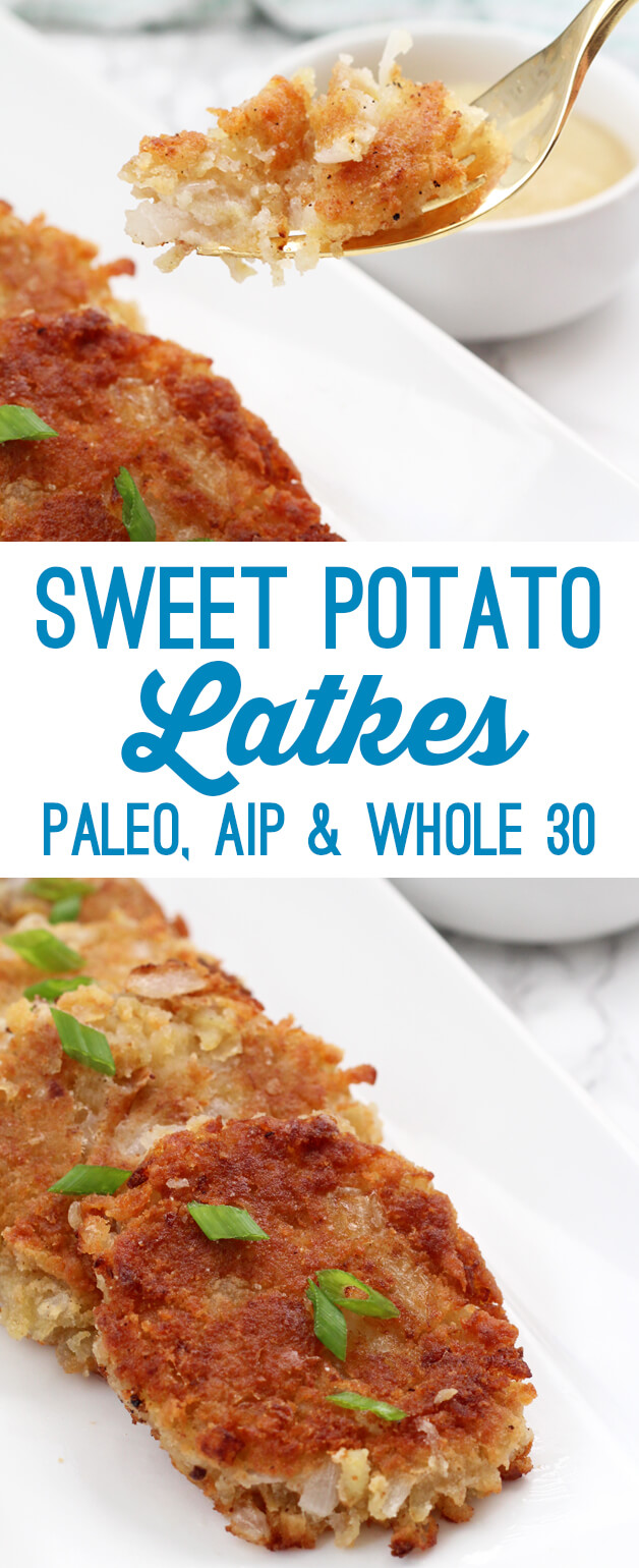 Sweet Potato Latkes (Paleo, Whole 30, AIP)