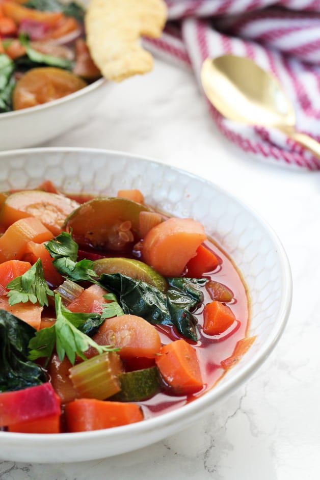 Paleo Minestrone Soup (AIP & Whole 30)