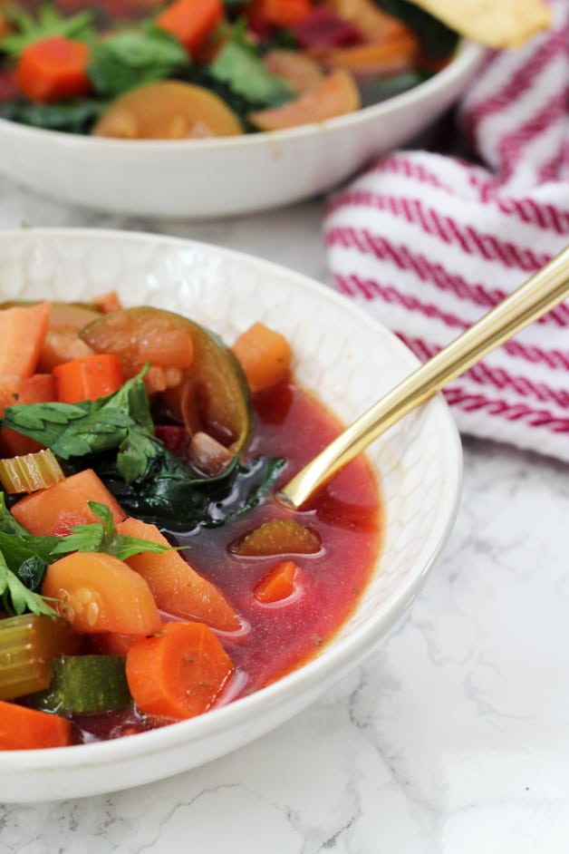 Paleo Minestrone Soup (AIP & Whole 30)