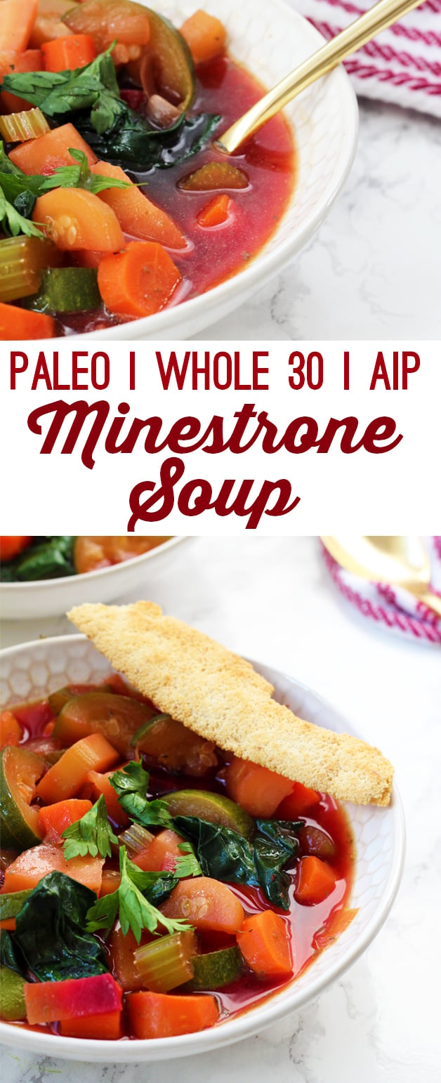 Paleo Minestrone Soup (AIP & Whole 30)