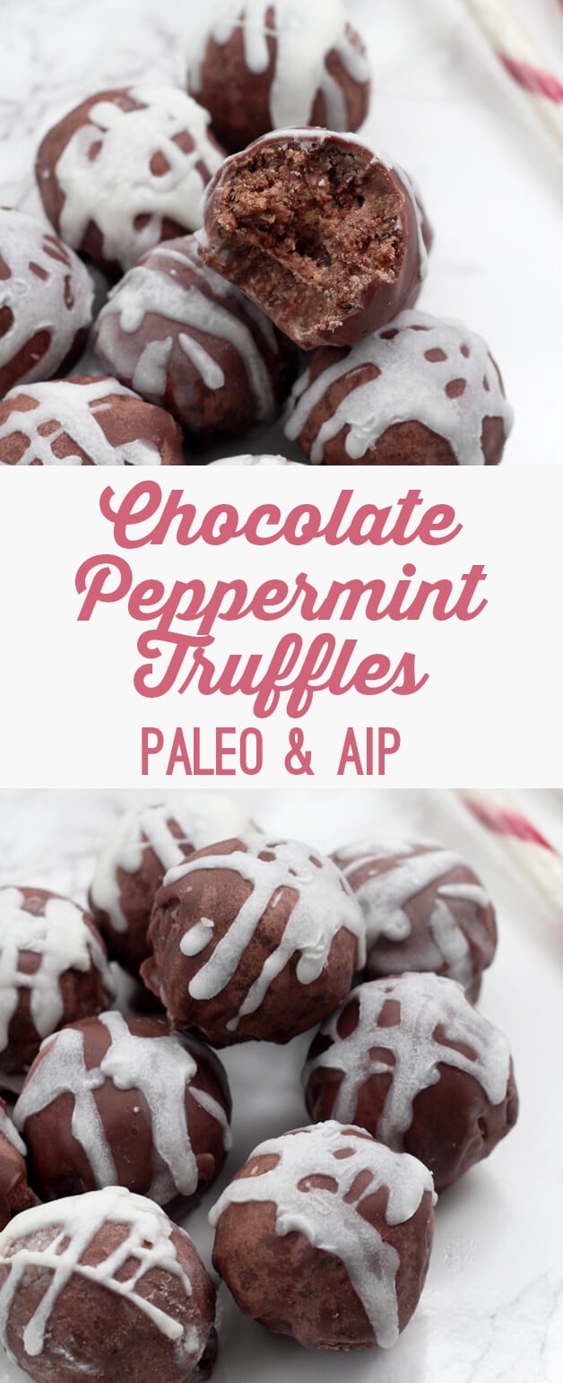 Chocolate Peppermint Truffles (Paleo & AIP)