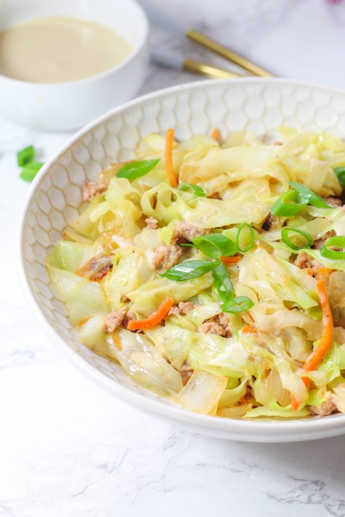 Egg Roll In a Bowl with Ginger Cream Sauce (Whole30, AIP, Paleo ...
