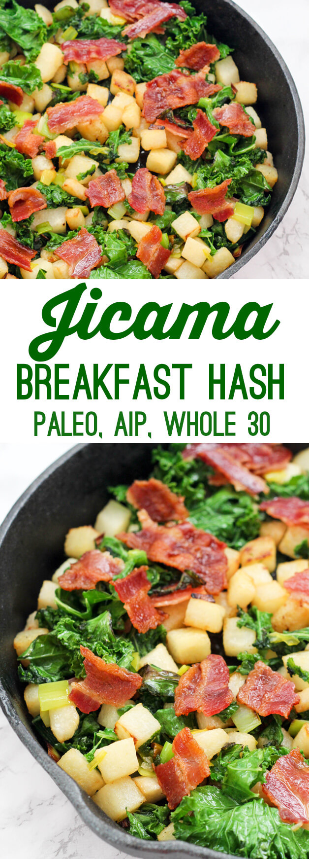 Jicama Breakfast Hash (Paleo, AIP, Whole 30)
