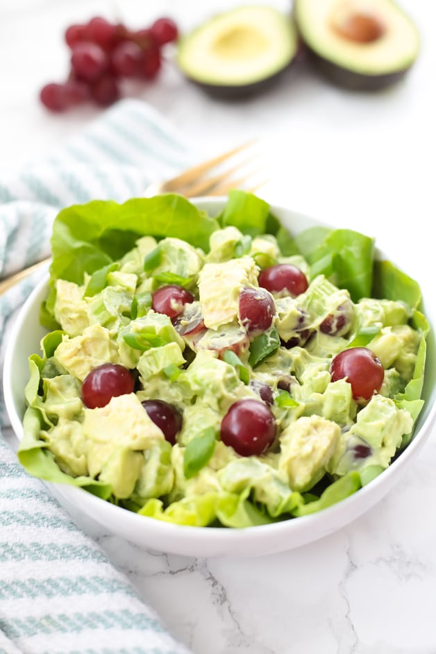 Paleo Avocado Chicken Salad (Whole30, AIP)