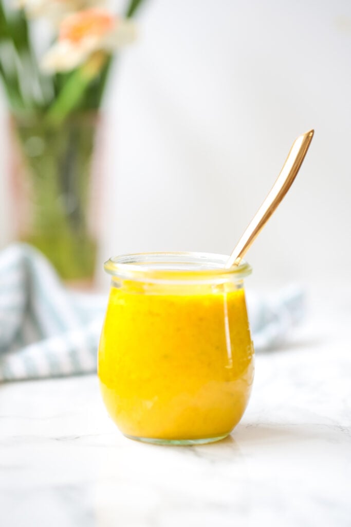 Anti-inflammatory Turmeric Dressing (Paleo, AIP, Whole30)