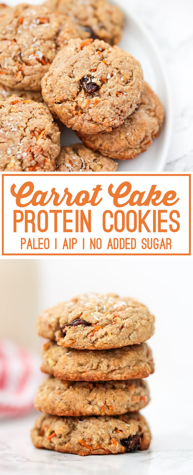 Carrot Cake Protein Cookies (Paleo, AIP)