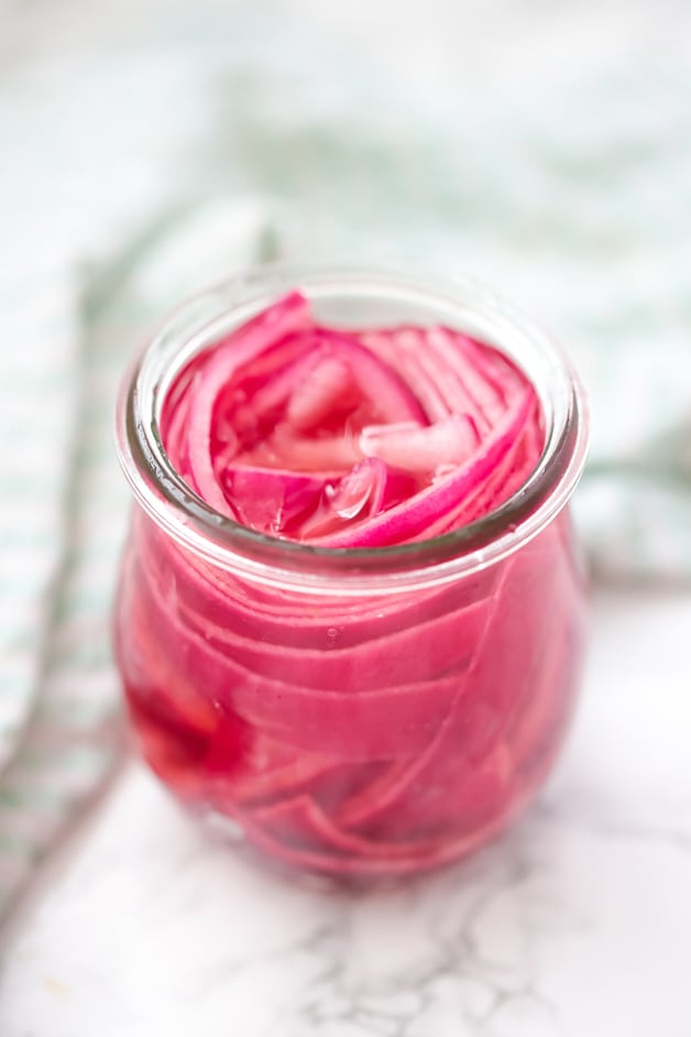 Quick Pickled Onions - Eating Bird Food