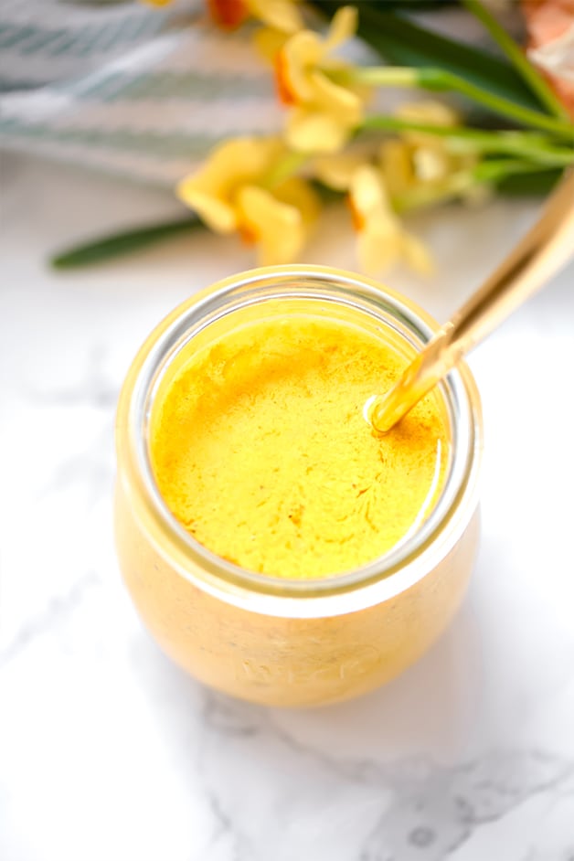 Anti-inflammatory Turmeric Dressing (Paleo, AIP, Whole30)