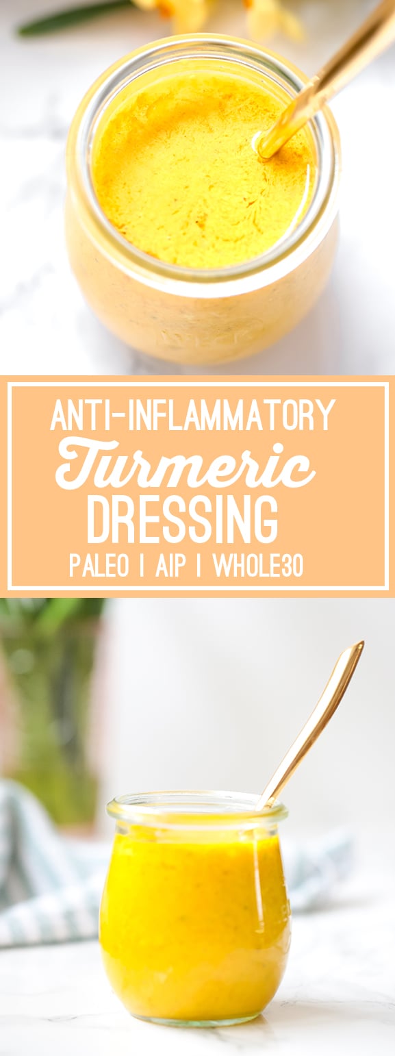 Anti-inflammatory Turmeric Dressing (Paleo, AIP, Whole30)