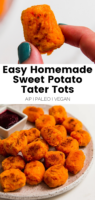 Easy Homemade Sweet Potato Tater Tots - Unbound Wellness