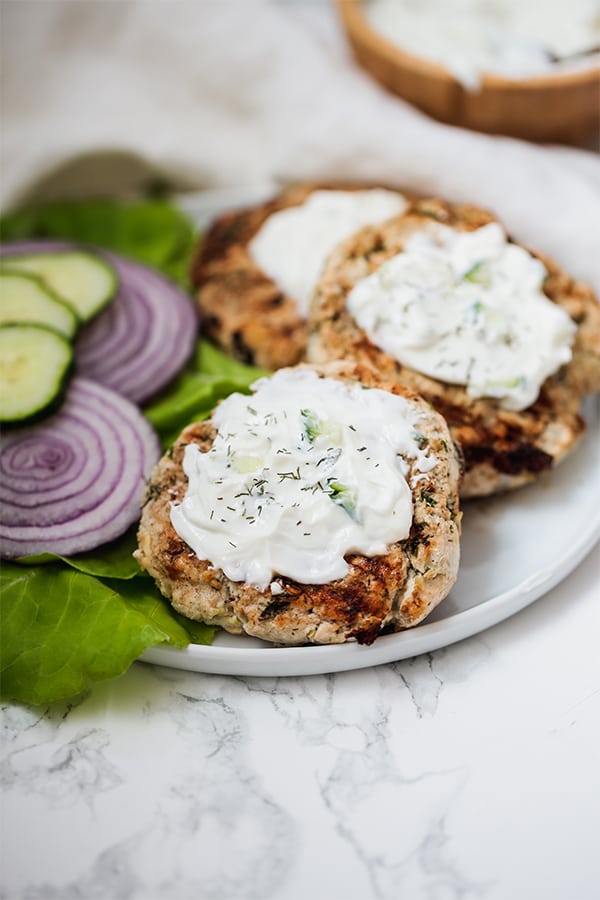 Greek Chicken Burgers (Paleo, Whole30, Keto, AIP ...