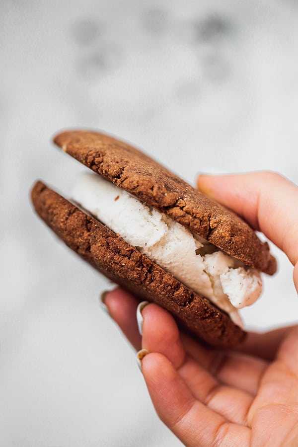 Cookie Ice Cream Sandwiches - Unbound Wellness