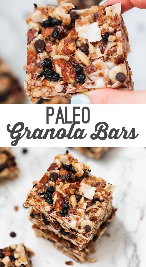 grain free granola bars