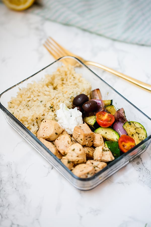 Greek Salad Meal Prep