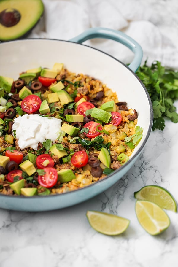 One Pan Taco Skillet Dinner (Paleo, Keto, Whole30, AIP) - Unbound Wellness
