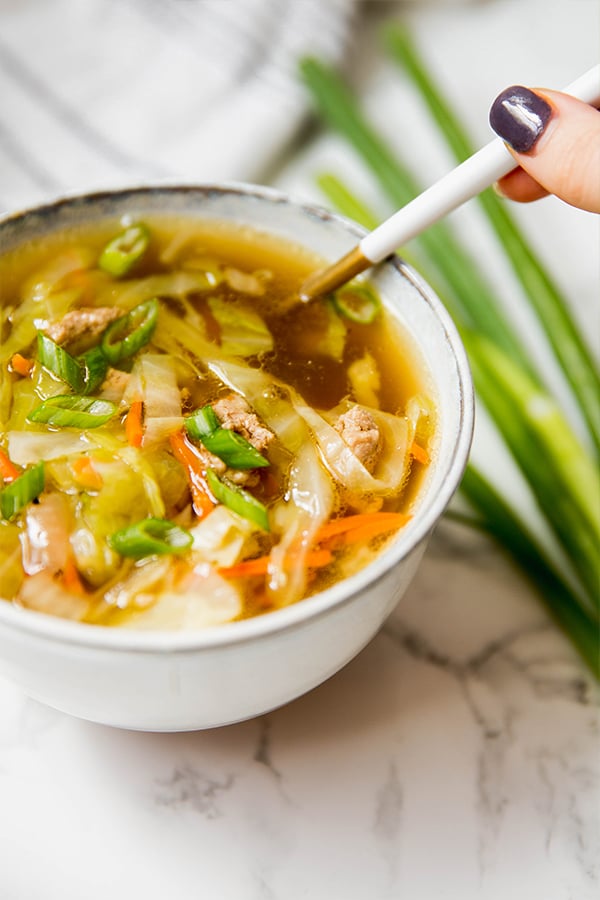 Egg Roll Soup (Paleo, Whole30, AIP) - Unbound Wellness