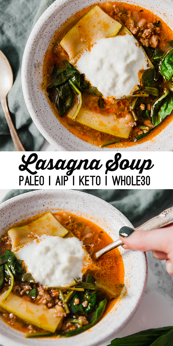 Paleo Lasagna Soup