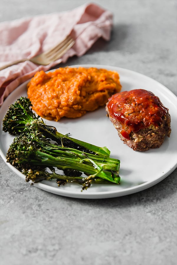 Easy Sheet Pan Meatloaf and Potatoes