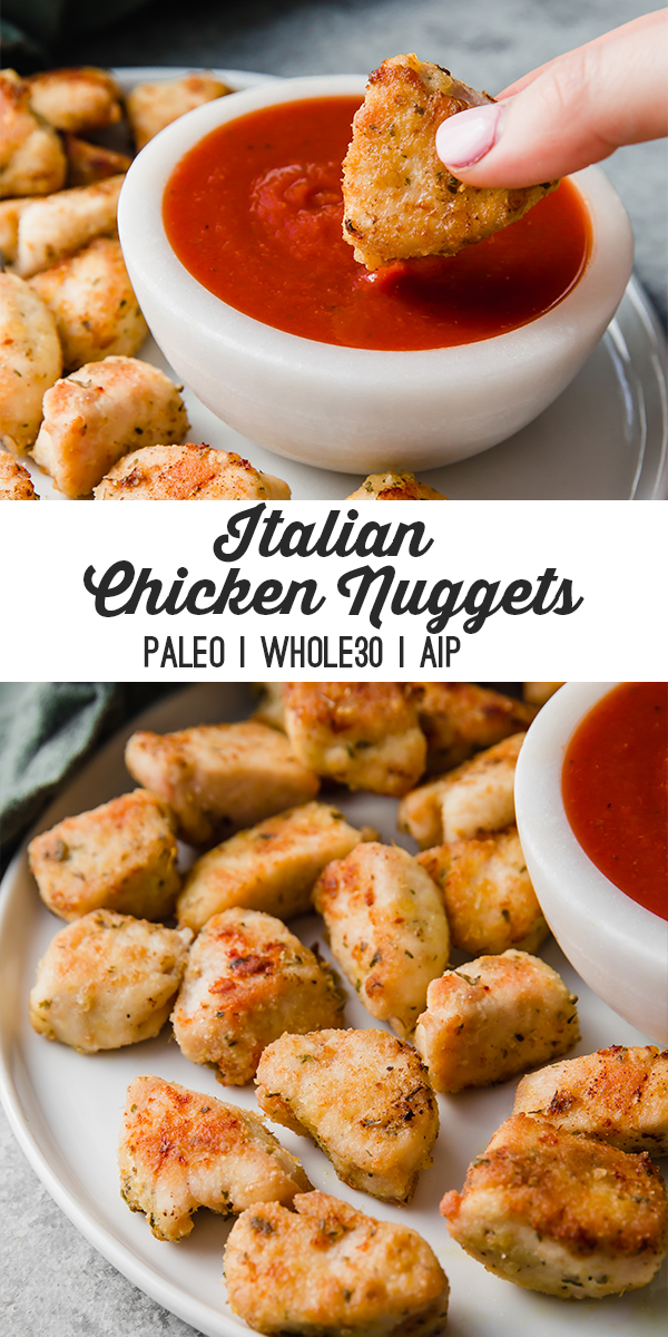 Paleo Italian Chicken Nuggets