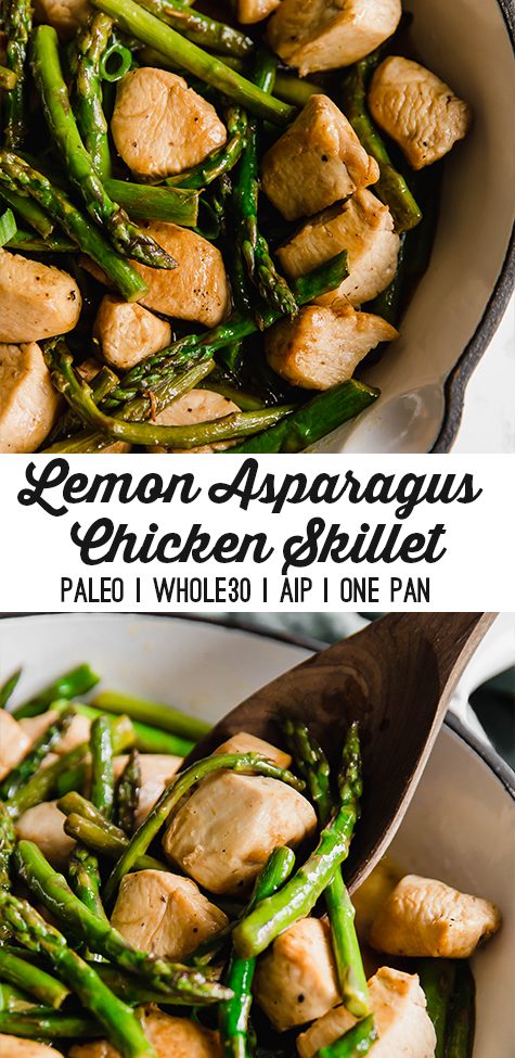 Lemon & Asparagus Chicken Skillet - Unbound Wellness