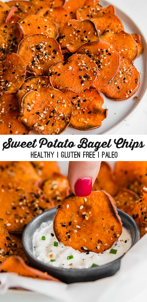 sweet potato bagel chips