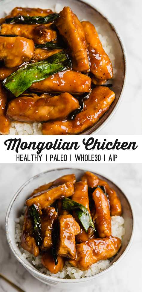 mongolian chicken chinese food