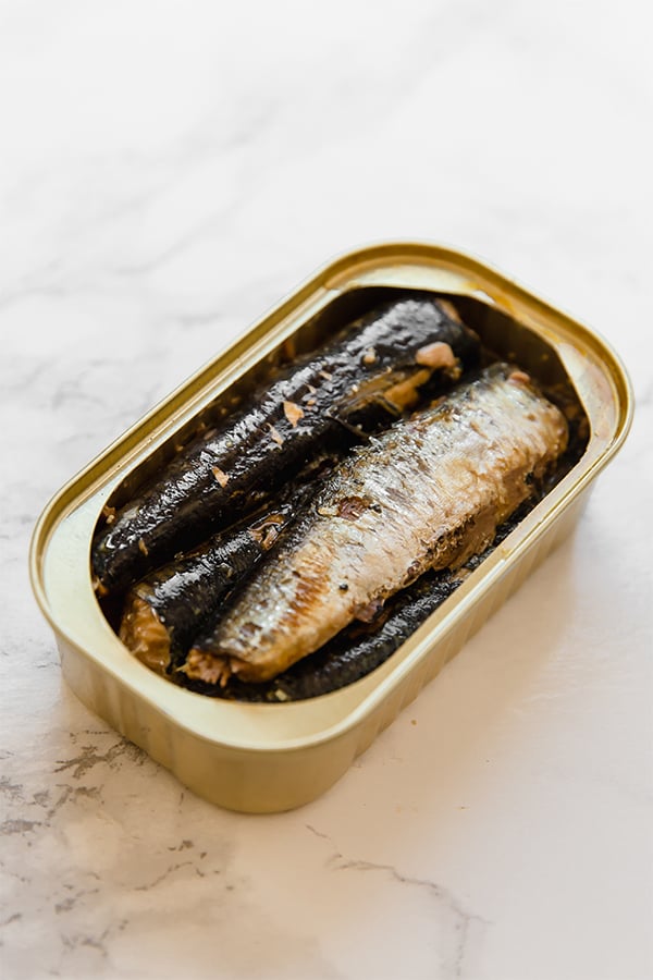 sardines in a tin