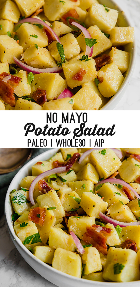 No Mayo Potato Salad (Paleo, Whole30, AIP)