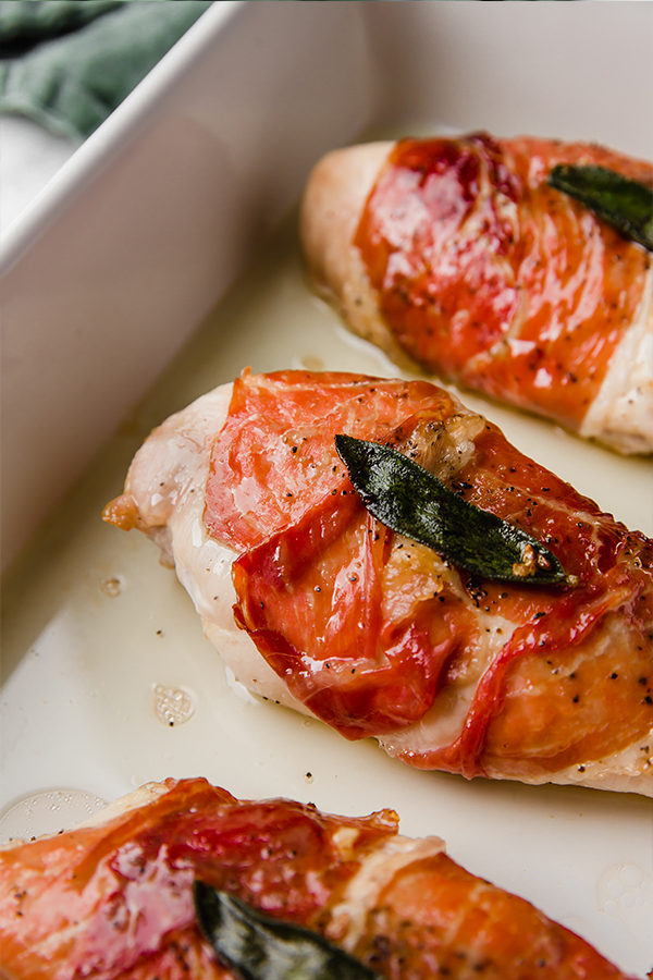 Baked Prosciutto Wrapped Chicken Saltimbocca (Paleo, Whole30, Keto, AIP ...