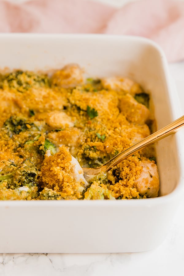 Slow Cooker Chicken, Broccoli and Rice Casserole - Kristine's Kitchen