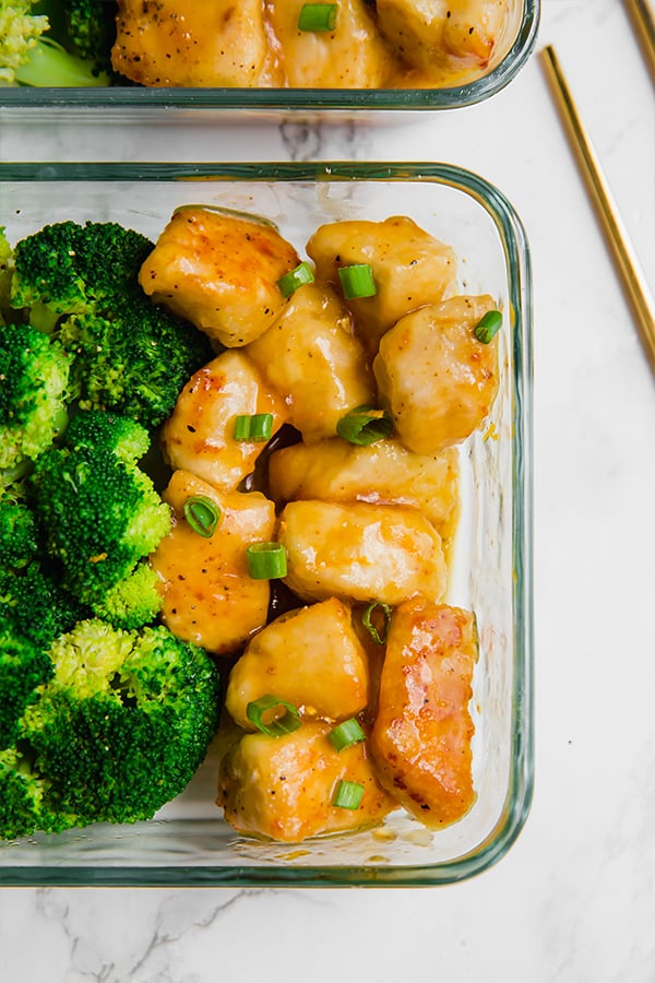 Orange Chicken Meal Prep - High Protein Lunch Ideas