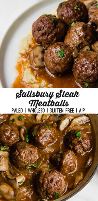 Salisbury Steak Meatballs - Unbound Wellness