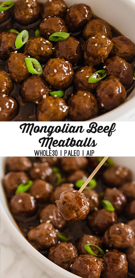 Mongolian Beef Meatballs