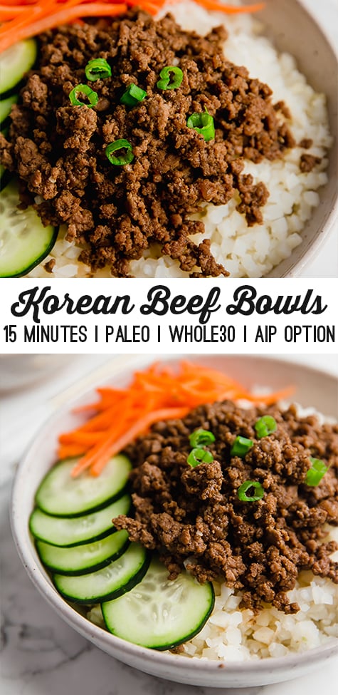 Korean Beef Bowls