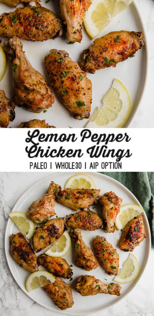 Lemon Pepper Chicken Wings - Unbound Wellness