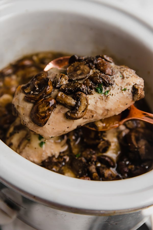 chicken marsala in the slow cooker 